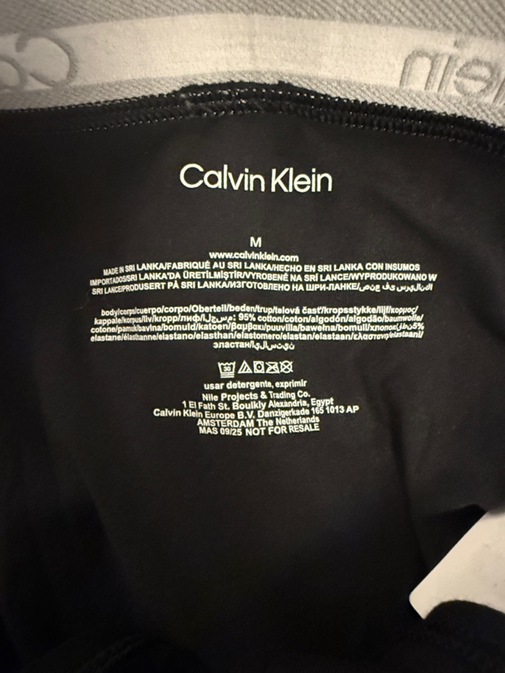 New Calvin Klein Black Hip Briefs Trio with Blue, Pink & Gray Waistbands. Cotton - Picture 2 of 6
